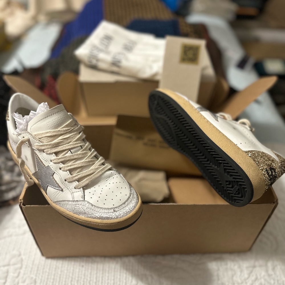 Golden Goose Ball stars size 36